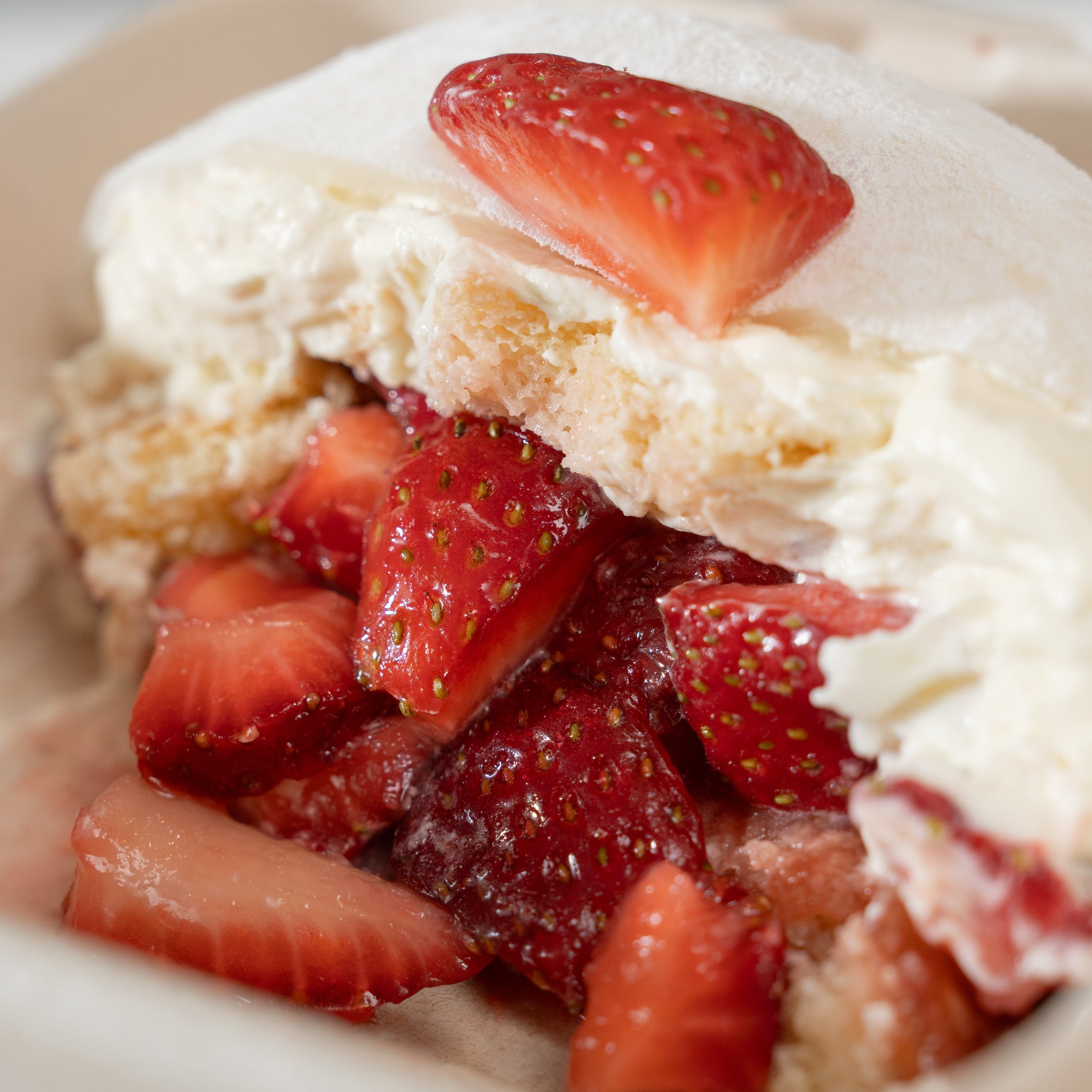 Strawberry Mochi Bento Cake