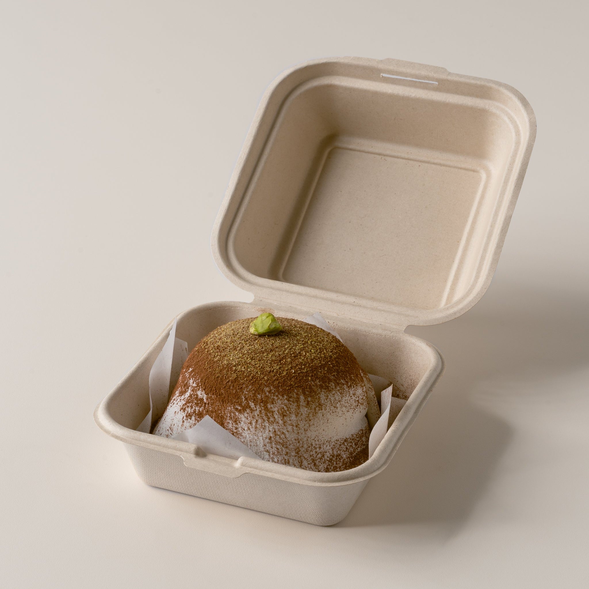 Dubai Pistachio Mochi Cake